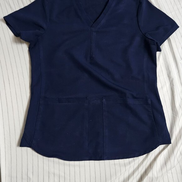Fabletics Navy Blue scrub set - Picture 2 of 4